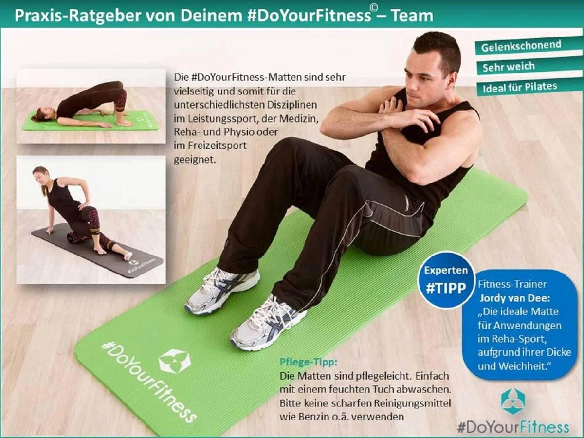 #DoYourFitness - dikke fitness mat perfect voor pilates, aerobics, yoga - »Yamuna« - non-slip, duurzaam, huidvriendelijk, slijtvast - 183 x 61 x 1,5 cm - pink #DoYourFitness - Dikke Fitness Mat Perfect Voor Pilates, Aerobics, Yoga - »Yamuna« - Non-slip, Duurzaam, Huidvriendelijk, Slijtvast - 183 X 61 X 1,5 Cm - Pink -Fitnessapparatuur Serie Winkel 1200x900 20