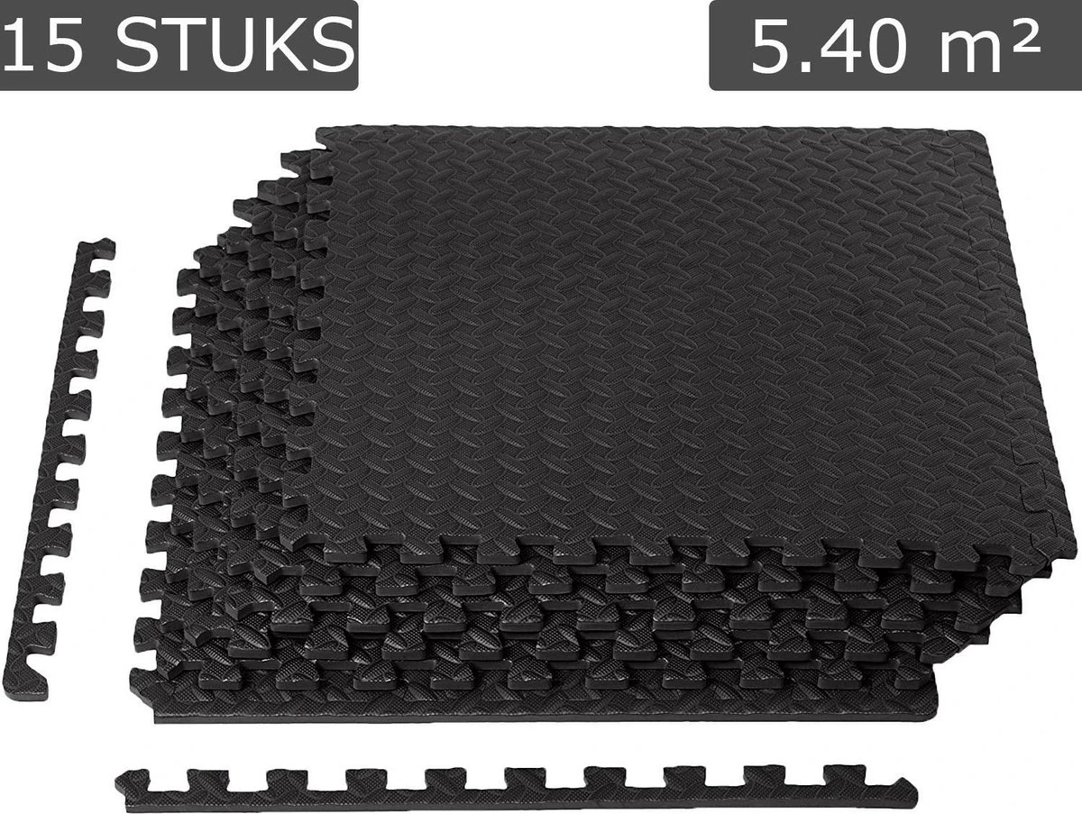 Meisterhome ® geluidsdempende sport EVA puzzelmat set - Waterdichte fitness mat met mooie afgewerkte randen - Zachte yogamat Easy installeren/schoonmaken - Fitnessruimte/meditatie - Warmte isolerend - 60 x 60 x 1 cm - 15 stuks 5.40 m²- Zwart Meisterhome ® Geluidsdempende Sport EVA Puzzelmat Set - Waterdichte Fitness Mat Met Mooie Afgewerkte Randen - Zachte Yogamat Easy Installeren/schoonmaken - Fitnessruimte/meditatie - Warmte Isolerend - 60 X 60 X 1 Cm - 15 Stuks 5.40 M²- Zwart -Fitnessapparatuur Serie Winkel 1200x903 1