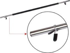 Merkloos Halterstang Dumbell Sluiter Veer Stang 25mm - Dumbellsluiter - Barbell Klem Lock Clip - Bar Collar - Haltersluiting - Halterklem - Spring Collar - Barbell Sluiting - Veersluiting - Sluitveren - Halterklemmen - Dumbellklemmen - Dumbellsluiting -Fitnessapparatuur Serie Winkel 1200x908 5