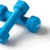 Basic-Fit® Dumbbells - Dumbells Set - 2 X 1 Kg - Rubber - Blauw -Fitnessapparatuur Serie Winkel 1200x916 2