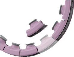 Merkloos Hoelahoep Voor Fitness En Massage - Voor Volwassenen En Kinderen - Schakels Voor Aanpassing Aan Maat - 400g Verzwaarde Bal - Met Teller - Geschikt Voor Afvallen - Makkelijk In Elkaar Te Zetten - Licht Paars -Fitnessapparatuur Serie Winkel 1200x918 2