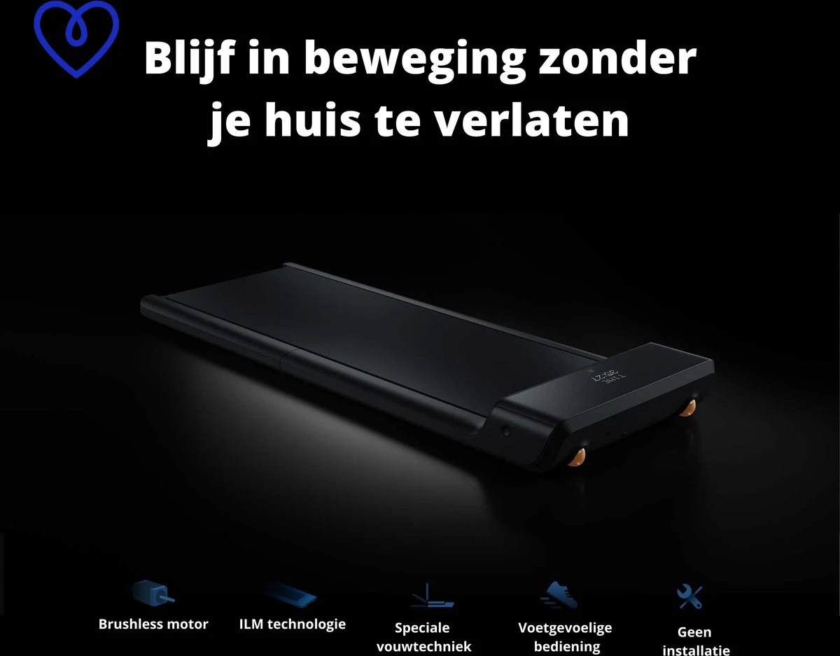 Xiaomi® - Walkingpad - A1 Pro loopband - elektrisch - inklapbaar - bureau - treadmill - walking pad - 6 km/h Xiaomi® - Walkingpad - A1 Pro Loopband - Elektrisch - Inklapbaar - Bureau - Treadmill - Walking Pad - 6 Km/h -Fitnessapparatuur Serie Winkel