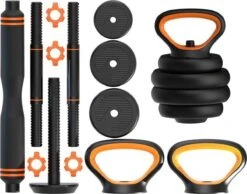 Active Panther Dumbbell Set 40 Kg - Zwart/Oranje Verstelbare Halter, Dumbbell & Kettlebell Stang 40 Kg Totaal 5 Active Panther Dumbbell Set 40 Kg - Zwart/Oranje Verstelbare Halter, Dumbbell & Kettlebell Stang 40 Kg Totaal -Fitnessapparatuur Serie Winkel 1200x944 1