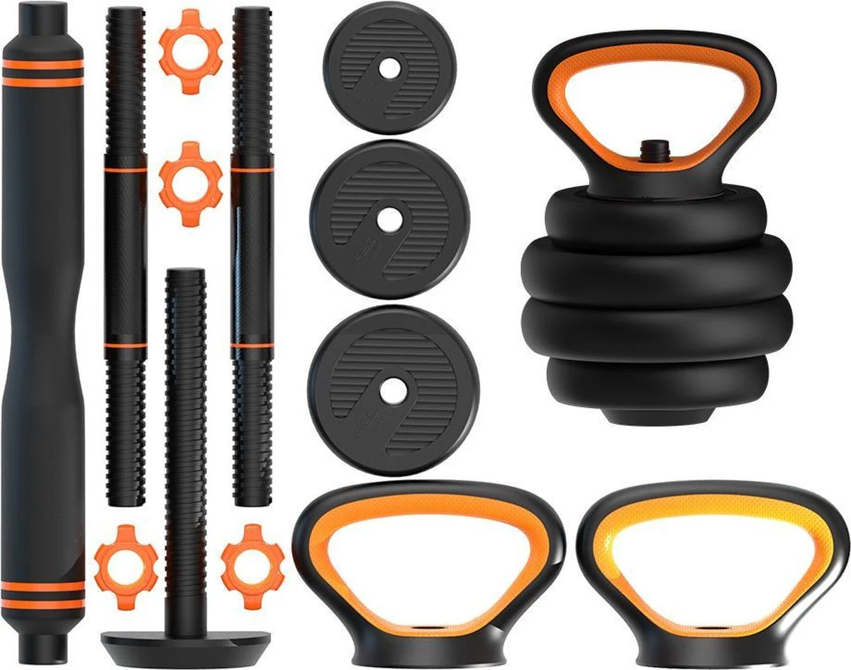 Active Panther Dumbbell set 40 kg - Zwart/Oranje Verstelbare Halter, Dumbbell & Kettlebell Stang 40 kg Totaal Active Panther Dumbbell Set 40 Kg - Zwart/Oranje Verstelbare Halter, Dumbbell & Kettlebell Stang 40 Kg Totaal -Fitnessapparatuur Serie Winkel 1200x944 1