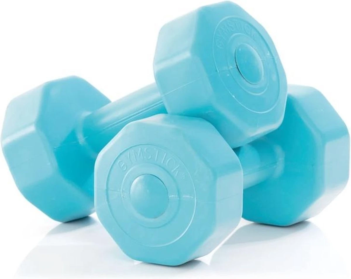 Gymstick Active Vinyl Dumbells - Met Online Trainingsvideo's - 2 x 5kg Gymstick Active Vinyl Dumbells - Met Online Trainingsvideo's - 2 X 5kg -Fitnessapparatuur Serie Winkel 1200x956 5