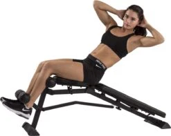 Tunturi UB80 Halterbank Verstelbaar - Fitnessbank Belastbaar Tot 200kg - Trainingsbank & Buikspierbank In één - Incl. Gratis Tunturi Training App -Fitnessapparatuur Serie Winkel 1200x957 4