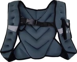 Tunturi Gewichstvest - Gewichtvest - Weight Vest - Gewichtsvest Hardlopen - Verstelbaar - 5kg - Grijs -Fitnessapparatuur Serie Winkel 1200x958 4