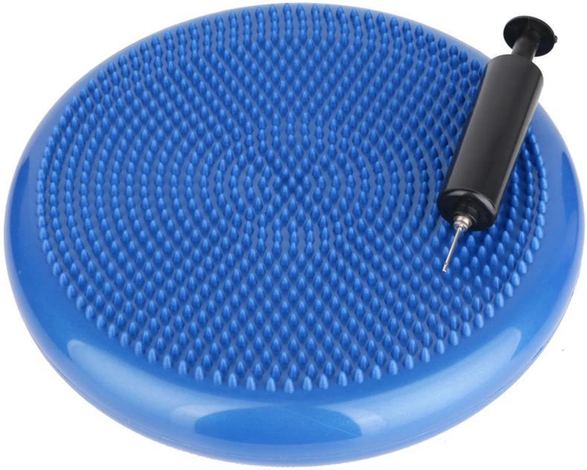 Wiebelkussen + Pomp - Balanskussen - Balansbord - Volwassenen En Kinderen - Met Pomp - 34CM - Blauw Wiebelkussen + Pomp - Balanskussen - Balansbord - Volwassenen En Kinderen - Met Pomp - 34CM - Blauw -Fitnessapparatuur Serie Winkel 1200x962 4