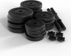 Physionics® Dumbells Halterset 2 X 15 KG (30 Kg) - Verstelbaar - 16 Losse Gewichten -Fitnessapparatuur Serie Winkel 1200x964 1