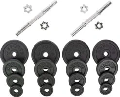 RS Sports Dumbellset - Halterset Met Gewichten - Totaal 40 Kg - 2 Stangen - Zwart 7 RS Sports Dumbellset - Halterset Met Gewichten - Totaal 40 Kg - 2 Stangen - Zwart -Fitnessapparatuur Serie Winkel 1200x969 4