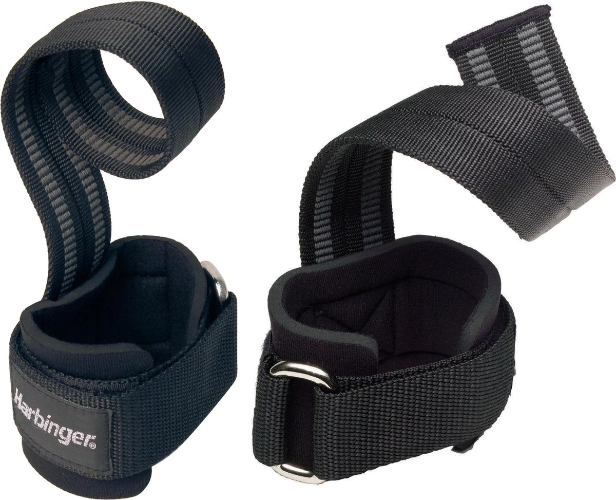 Harbinger - Pro Lifting Straps Met Stalen Gesp Harbinger - Pro Lifting Straps Met Stalen Gesp -Fitnessapparatuur Serie Winkel 1200x973 3