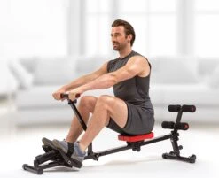 Kendox RowShaper - Roei-apparaat Voor Thuis - Fitnessapparaat Voor Cardio- En Krachttraining - Fitness Roeiapparaat Met LCD Display Voor Thuistraining - Belastbaar Tot 120 Kg -Fitnessapparatuur Serie Winkel 1200x976