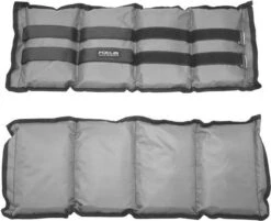 Focus Fitness - Pols-/enkelgewichten - Ankle Weights - 2 X 2,5 Kg - Grijs - Gewichten - Verstelbaar -Fitnessapparatuur Serie Winkel 1200x976 9