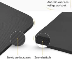 Yoga Mat Zwart 1 Cm Dik, Fitnessmat, Pilates, Aerobics 9 Yoga Mat Zwart 1 Cm Dik, Fitnessmat, Pilates, Aerobics -Fitnessapparatuur Serie Winkel 1200x996 1