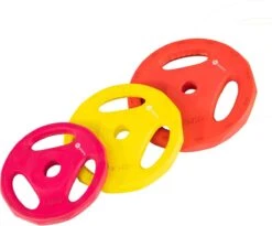 RS Sports Aerobic Pump Set - Halterset Met Gewichten - 130 Cm Stang - Totaal 20 Kg - Rubber Schijven -Fitnessapparatuur Serie Winkel 1200x998