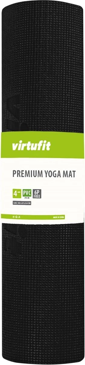 VirtuFit Premium Yoga Mat - Anti-slip - Dik (4 mm) - 183 x 61 x 0,4 cm - Onyx Black VirtuFit Premium Yoga Mat - Anti-slip - Dik (4 Mm) - 183 X 61 X 0,4 Cm - Onyx Black -Fitnessapparatuur Serie Winkel 282x1200 1
