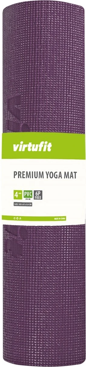 VirtuFit Premium Yoga Mat - Anti-slip - Dik (4 mm) - 183 x 61 x 0,4 cm - Mulberry VirtuFit Premium Yoga Mat - Anti-slip - Dik (4 Mm) - 183 X 61 X 0,4 Cm - Mulberry -Fitnessapparatuur Serie Winkel 284x1200 1