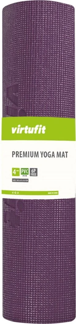 VirtuFit Premium Yoga Mat - Anti-slip - Dik (4 Mm) - 183 X 61 X 0,4 Cm - Mulberry Leaf -Fitnessapparatuur Serie Winkel 284x1200