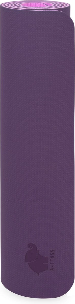 A-FTNSS Yoga Mat | Paars & Roze | 7mm | Anti-Slip | Optimale Grip | Sterke Yoga Mat | Makkelijk schoon te houden A-FTNSS Yoga Mat | Paars & Roze | 7mm | Anti-Slip | Optimale Grip | Sterke Yoga Mat | Makkelijk Schoon Te Houden -Fitnessapparatuur Serie Winkel