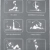 JAP Sports - Yogamat - Anti Slip Met 12 Oefeningen - Fitness, Workout, Aerobics Etc. - Extra Dik - Zacht En Licht - Eco Friendly - Anti Bacterie - Grijs -Fitnessapparatuur Serie Winkel 416x1200