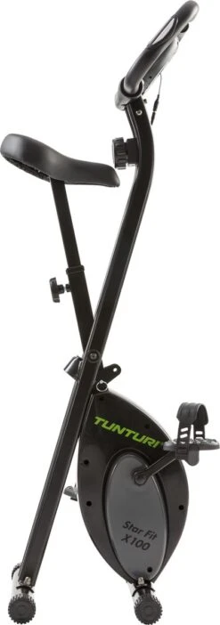 Tunturi Star Fit X100 X-bike - Hometrainer - Fitnessfiets - Opvouwbaar - Verstelbaar - 8 Weerstandsniveaus - Opvouwbare Hometrainer -Fitnessapparatuur Serie Winkel 422x1200