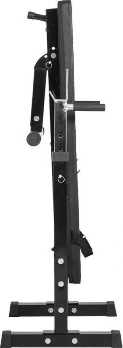 SOUTHWALL Halterbank - Fitnessbank - Verstelbare Haltersteunen - Belastbaar Tot 200kg - Zwart 9 SOUTHWALL Halterbank - Fitnessbank - Verstelbare Haltersteunen - Belastbaar Tot 200kg - Zwart -Fitnessapparatuur Serie Winkel 425x1200