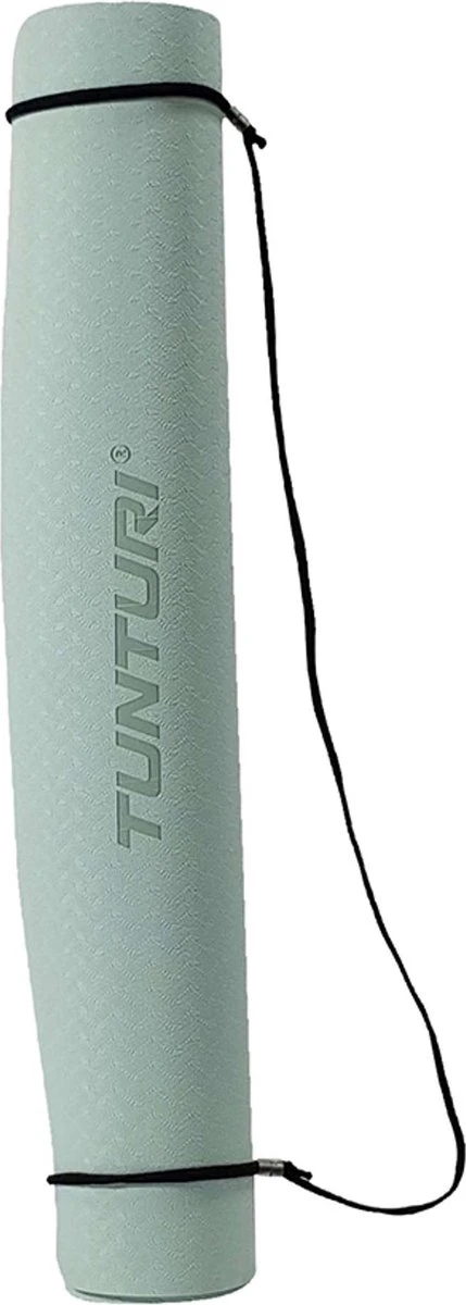 Tunturi TPE Yogamat - Fitnessmat 4mm dik - zwart koord - Blauw - Incl. gratis fitness app Tunturi TPE Yogamat - Fitnessmat 4mm Dik - Zwart Koord - Blauw - Incl. Gratis Fitness App -Fitnessapparatuur Serie Winkel