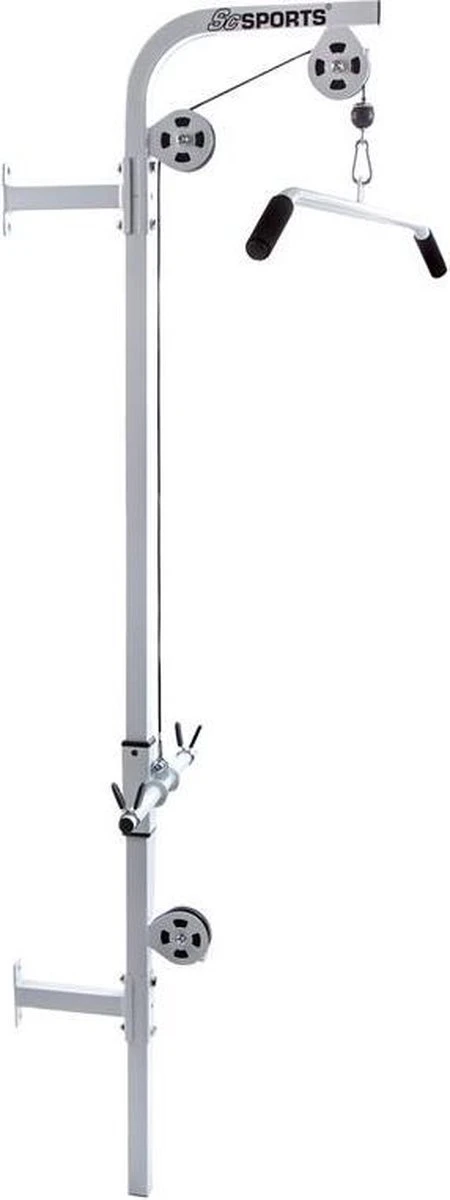 ScSPORTS® Lat Pulley - Fitness kabelsysteem voor wandmontage - Incl. handgreep - Lat pulldown ScSPORTS® Lat Pulley - Fitness Kabelsysteem Voor Wandmontage - Incl. Handgreep - Lat Pulldown -Fitnessapparatuur Serie Winkel