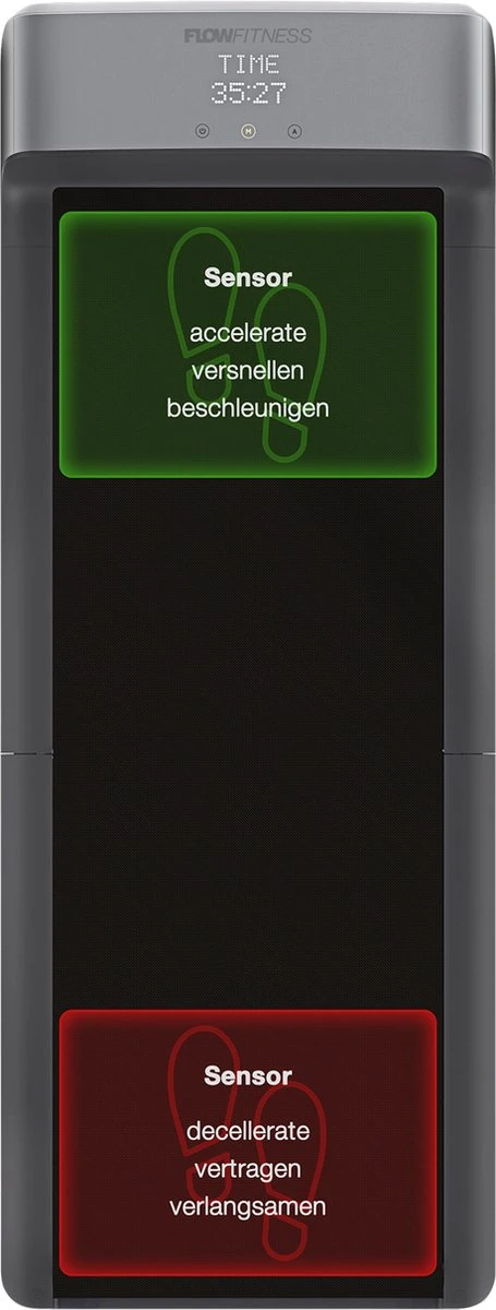 Flow Fitness Runner DTM100i WalkingPad - Loopband - Treadmill Flow Fitness Runner DTM100i WalkingPad - Loopband - Treadmill -Fitnessapparatuur Serie Winkel