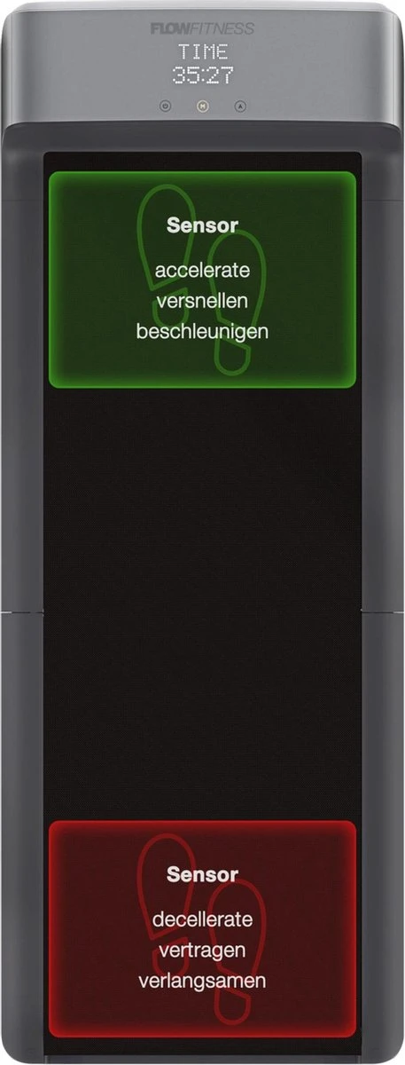 Flow Fitness Runner DTM100i WalkingPad - Loopband - Treadmill Flow Fitness Runner DTM100i WalkingPad - Loopband - Treadmill -Fitnessapparatuur Serie Winkel