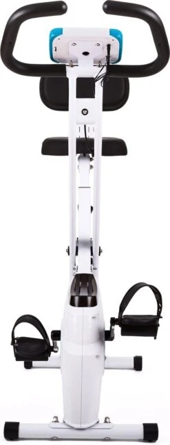 CAPITAL SPORTS Azura Hometrainer - Fitness Fiets - Fietstrainer Met 8 Standen - Inclusief Hartslagmeter - Opvouwbaar -Fitnessapparatuur Serie Winkel 459x1200