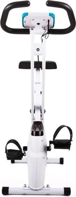 CAPITAL SPORTS Azura Hometrainer - Cardio Bike - Fitness Fiets - 8 Niveaus - Met Hartslagmeter - Opvouwbaar - 100 Kilo Max. -Fitnessapparatuur Serie Winkel 461x1200