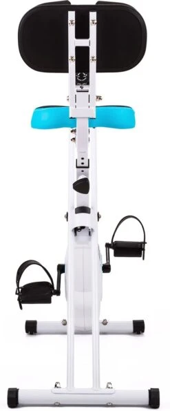 CAPITAL SPORTS Azura Hometrainer - Fitness Fiets - Fietstrainer Met 8 Standen - Inclusief Hartslagmeter - Opvouwbaar -Fitnessapparatuur Serie Winkel 498x1200