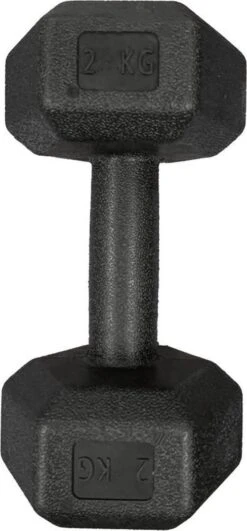 Merkloos Dumbbells - Set Van 2x 2kg - Zwart 4 Merkloos Dumbbells - Set Van 2x 2kg - Zwart -Fitnessapparatuur Serie Winkel 558x1200