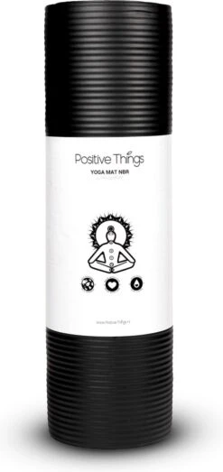 Yoga Mat Sportmat Fitnessmat Antislip NBR - 1 Cm Zwart 11 Yoga Mat Sportmat Fitnessmat Antislip NBR - 1 Cm Zwart -Fitnessapparatuur Serie Winkel 567x1200