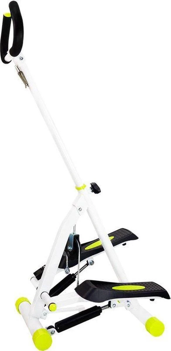 Wayflex - Opvouwbare stepper - Hometrainer - Fitness stepper - fitnesstrainer - Wit/Zwart Wayflex - Opvouwbare Stepper - Hometrainer - Fitness Stepper - Fitnesstrainer - Wit/Zwart -Fitnessapparatuur Serie Winkel
