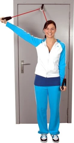 Fitness Tube - Medium | Rood | Schoudertrainer | Schouder Katrol -Fitnessapparatuur Serie Winkel 626x1200