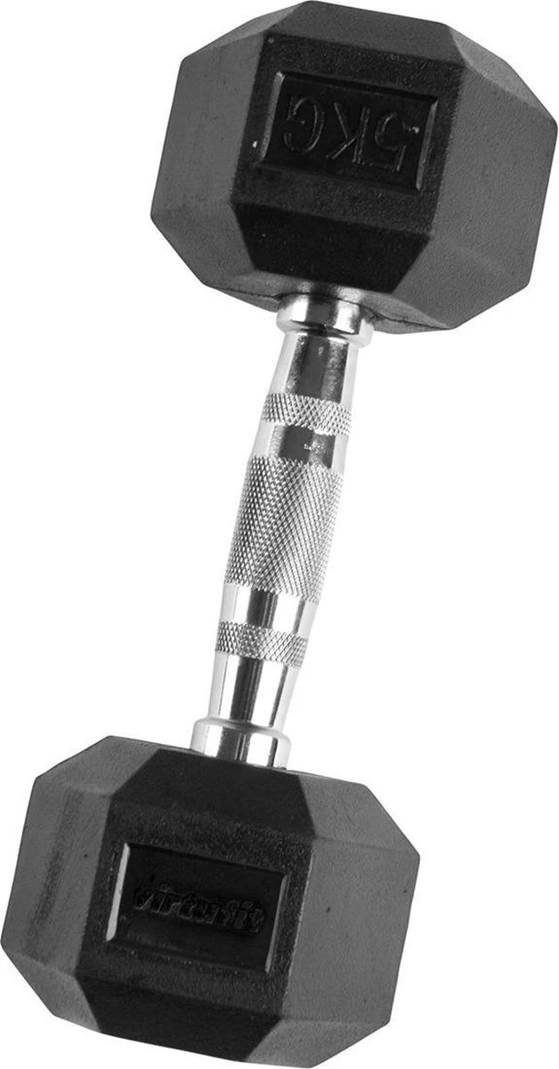 VirtuFit Hexa Dumbbell Pro - Gewichten - Fitness - 5 kg - VirtuFit Hexa Dumbbell Pro - Gewichten - Fitness - 5 Kg - -Fitnessapparatuur Serie Winkel 628x1200 1