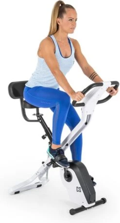 CAPITAL SPORTS Azura X2 Hometrainer - X-Bike - Fitness Fiets Met 8 Standen - Vliegwielmassa 4 Kg - Met Ergometer -Fitnessapparatuur Serie Winkel 647x1200