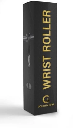 Gouden Grip Wrist Roller + GRATIS Griptraining E-book - Onderarm Trainer Kabel Roller - Grip Training - Pols Arm Trainer - Forearm Blaster - -Fitnessapparatuur Serie Winkel 689x1200