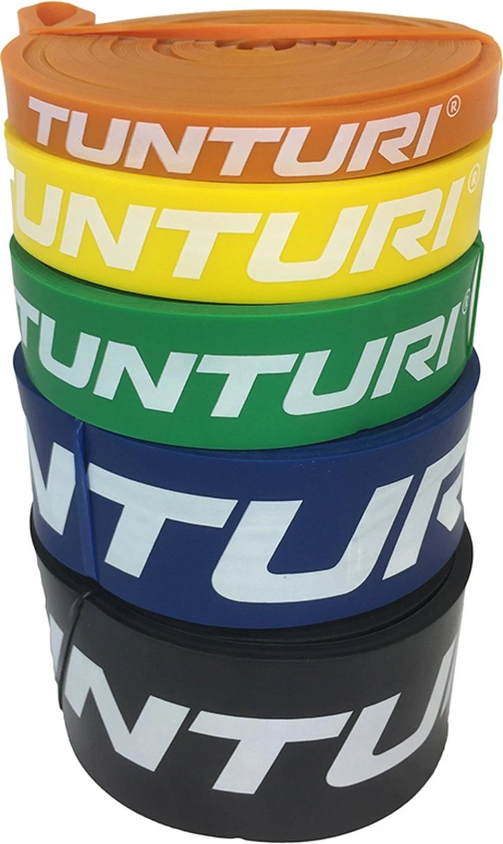 Tunturi Power Band - Weerstandsband - Fitness Elastiek - Medium - Groen Tunturi Power Band - Weerstandsband - Fitness Elastiek - Medium - Groen -Fitnessapparatuur Serie Winkel