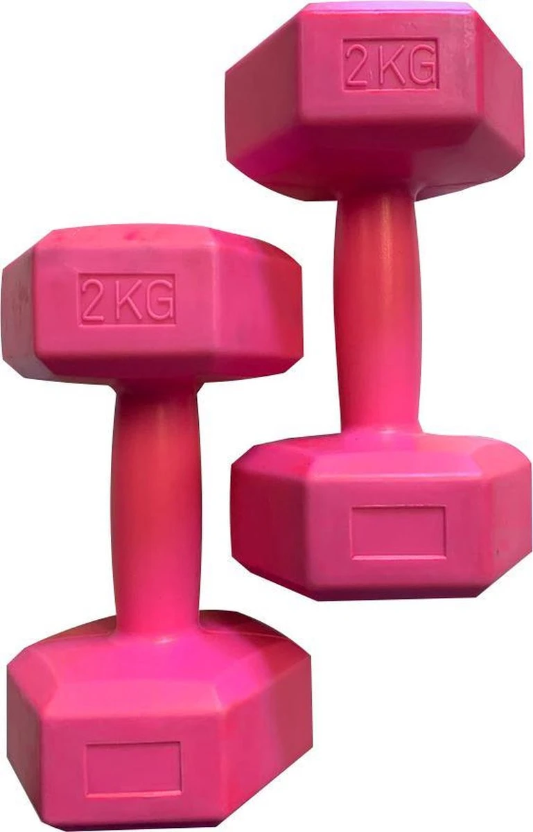 Dumbbells - Set van 2x 2kg - Roze Merkloos Dumbbells - Set Van 2x 2kg - Roze -Fitnessapparatuur Serie Winkel 769x1200 1