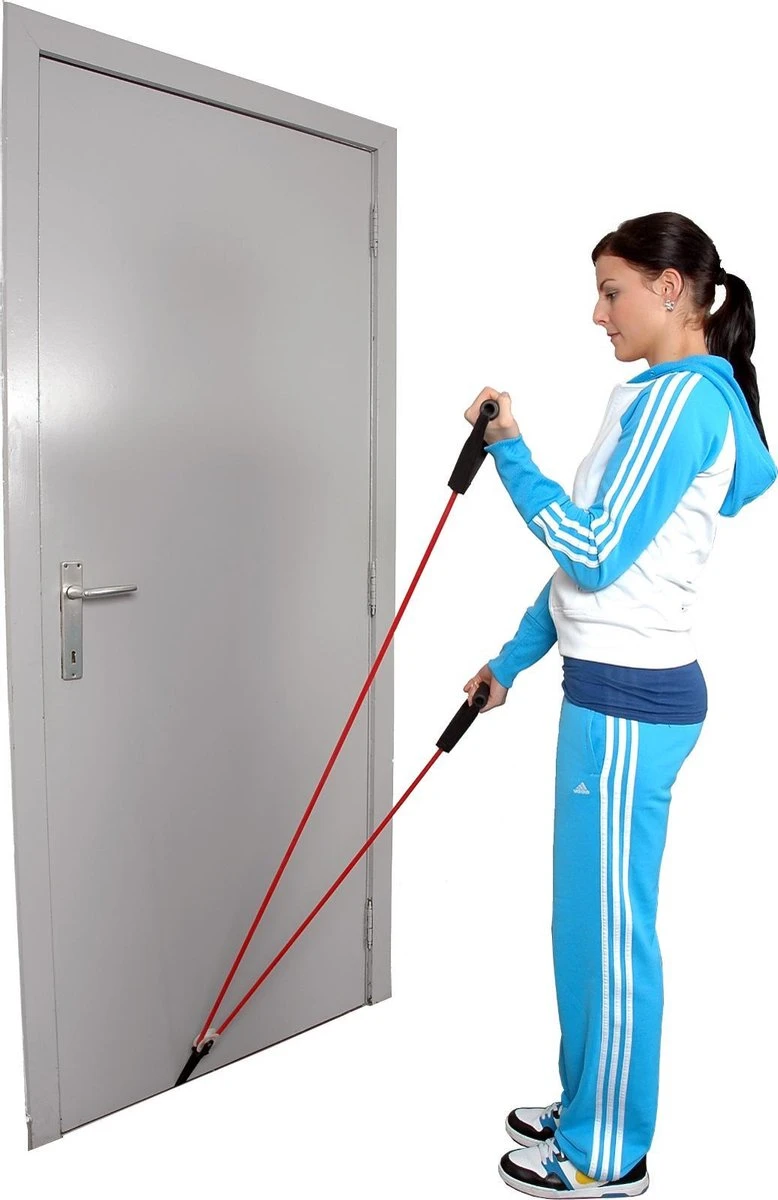 Fitness tube - Zwaar | Groen | Schoudertrainer | Schouder katrol Fitness Tube - Zwaar | Groen | Schoudertrainer | Schouder Katrol -Fitnessapparatuur Serie Winkel