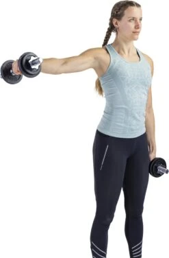 RS Sports Dumbellset - Halterset Met Gewichten - Totaal 20 Kg - 2 Stangen - Zwart -Fitnessapparatuur Serie Winkel 789x1200 1