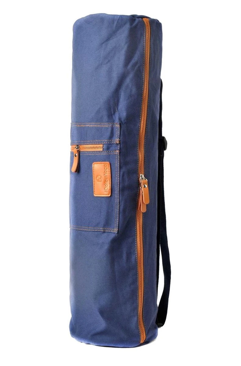 #DoYourYoga - yogatas - »Sunita« - yogabag van canvas - 63 x 13 cm. - marineblauw #DoYourYoga - Yogatas - »Sunita« - Yogabag Van Canvas - 63 X 13 Cm. - Marineblauw -Fitnessapparatuur Serie Winkel 793x1200 3