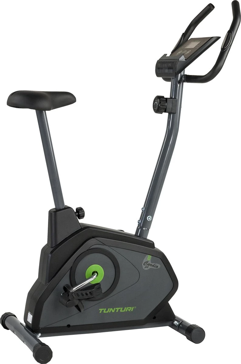 Tunturi Cardio Fit B30 Hometrainer - Fitness fiets met 8 weerstandsniveaus - Voorzien van tablethouder en transportwielen Tunturi Cardio Fit B30 Hometrainer - Fitness Fiets Met 8 Weerstandsniveaus - Voorzien Van Tablethouder En Transportwielen -Fitnessapparatuur Serie Winkel