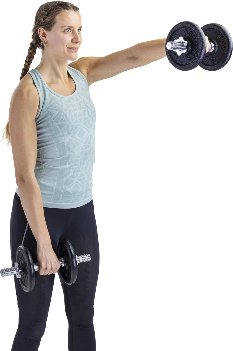 RS Sports Dumbellset - Halterset met gewichten - Totaal 40 kg - 2 stangen - zwart RS Sports Dumbellset - Halterset Met Gewichten - Totaal 40 Kg - 2 Stangen - Zwart -Fitnessapparatuur Serie Winkel 796x1200 6