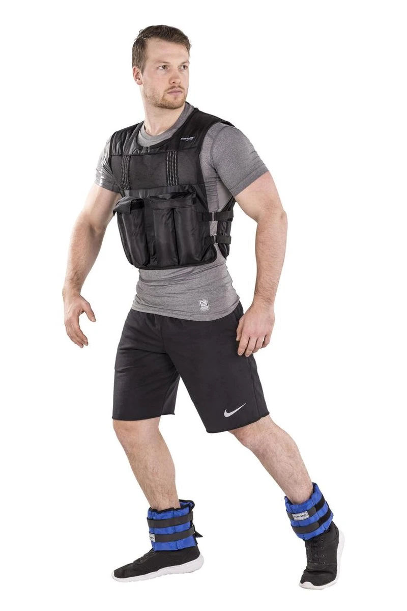 Tunturi Gewichstvest - Gewichtvest - Weight Vest - Gewichtsvest Hardlopen - Verstelbaar - 10kg - Zwart Tunturi Gewichstvest - Gewichtvest - Weight Vest - Gewichtsvest Hardlopen - Verstelbaar - 10kg - Zwart -Fitnessapparatuur Serie Winkel 800x1200 40
