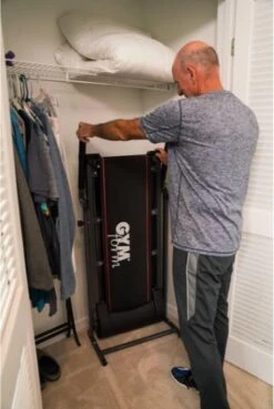 Gymform Slim Fold | Opvouwbare Loopband | Wandelband | LCD Display | Met Hartslagmeter -Fitnessapparatuur Serie Winkel 803x1200 2