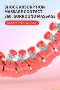 Merkloos Innovagoods Verstelbare Fitness Hoelahoep Met Gewicht - Hoelahoep Voor Volwassenen En Kinderen - Hula Hoop Fitness - Roze -Fitnessapparatuur Serie Winkel 803x1200 6